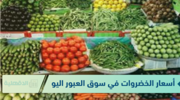 أسعار الخضروات في سوق العبور اليوم الثلاثاء 21-1-2025 للمستهلك بالأسواق