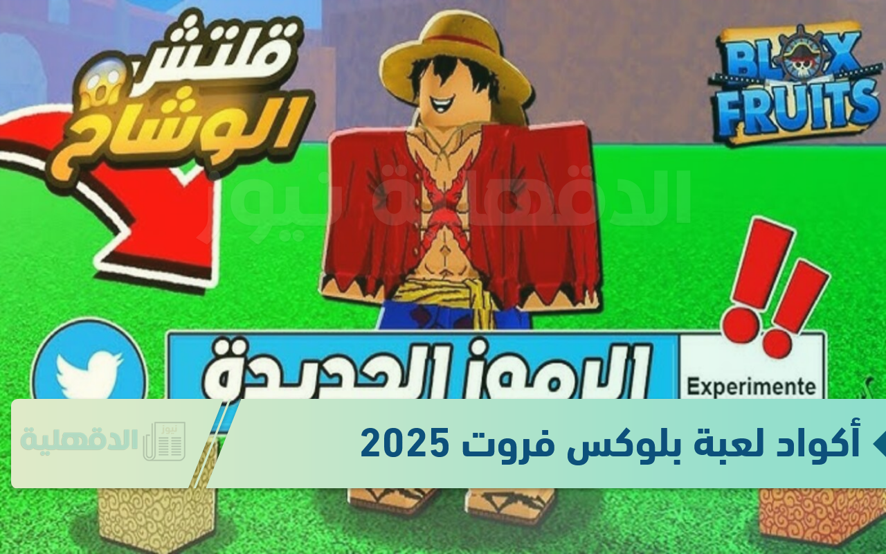 الحصول على نقود داخل اللعبة.. أكواد لعبة بلوكس فروت 2025 الجديدة مضمونة 100% Blox Fruits الحصول على نقود داخل اللعبة.. أكواد لعبة بلوكس فروت 2025 الجديدة مضمونة 100% Blox Fruits