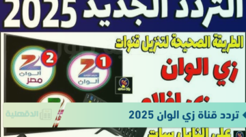 “نزلها مجاناً”.. تردد قناة زي الوان الجديد 2025 على الاقمار الصناعية النايل والعرب سات بجودة HD