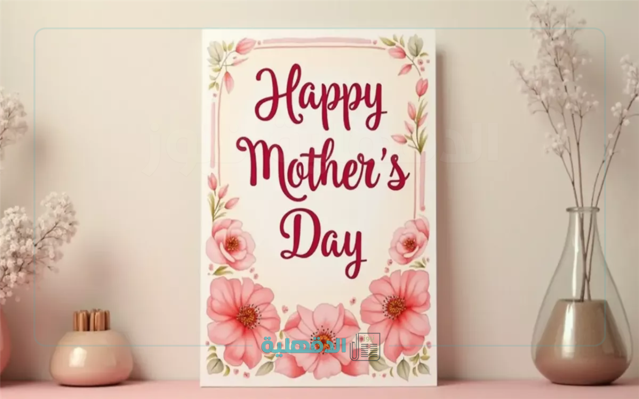 بطاقات تهنئة بعيد الام​ 2025 وأجمل عبارات التهنئة يمكنك قولها أو إرسالها إلى والدتك