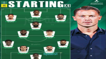 تشكيلة الأهلي ضد الاتحاد al ahli saudi vs al ittihad الرسمية في دوري روشن السعودي 2025 والقنوات الناقلة