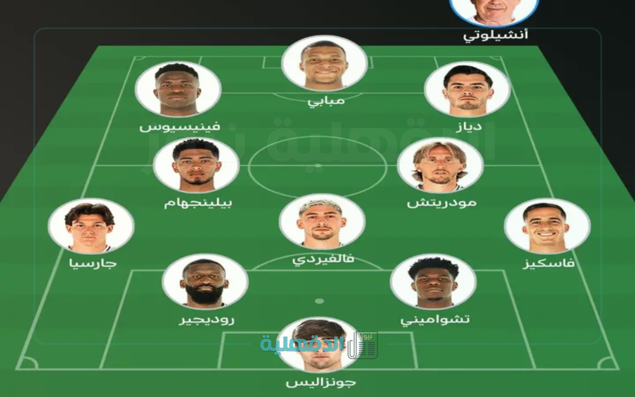 تشكيلة ريال مدريد ضد فالنسيا الرسمية Real Madrid vs. Valencia بالدوري الاسباني 2025 والقنوات الناقلة والمعلق تشكيلة ريال مدريد ضد فالنسيا الرسمية Real Madrid vs. Valencia بالدوري الاسباني 2025 والقنوات الناقلة والمعلق