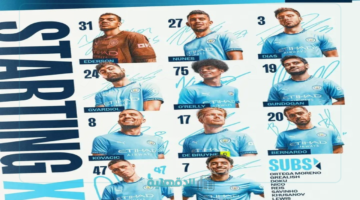 تشكيلة مانشستر سيتي ضد مانشستر يونايتد الرسمية Man united vs Man city في الدوري الانجليزي الممتاز والقنوات الناقلة والموعد